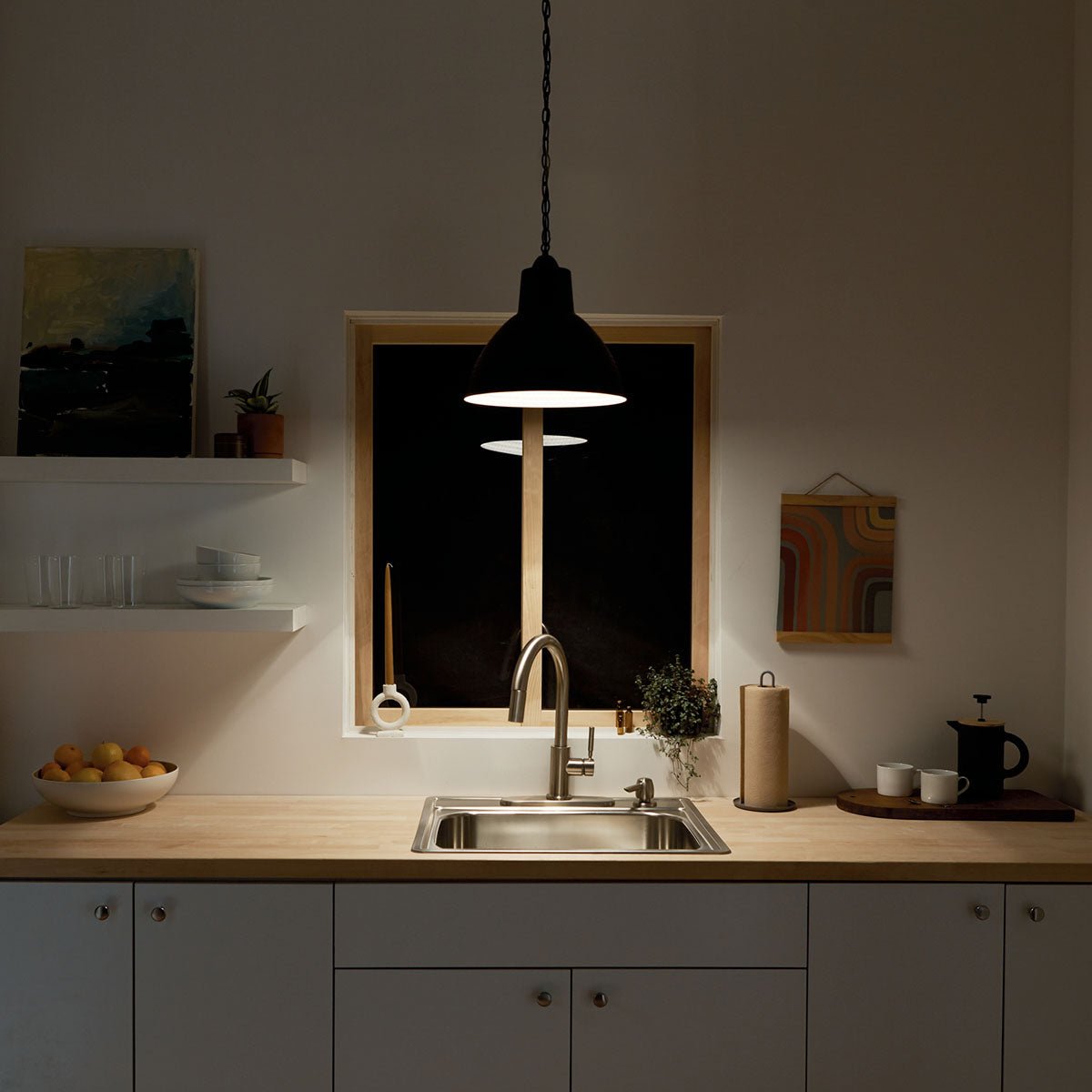 KICHLER-78200APKICHLER Missoula 12.5" 1 Light Pendant