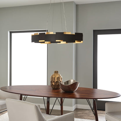 KICHLER-42993SNLEDKICHLER Moderne 42993 60.0W LED 16.25" Chandelier 27K