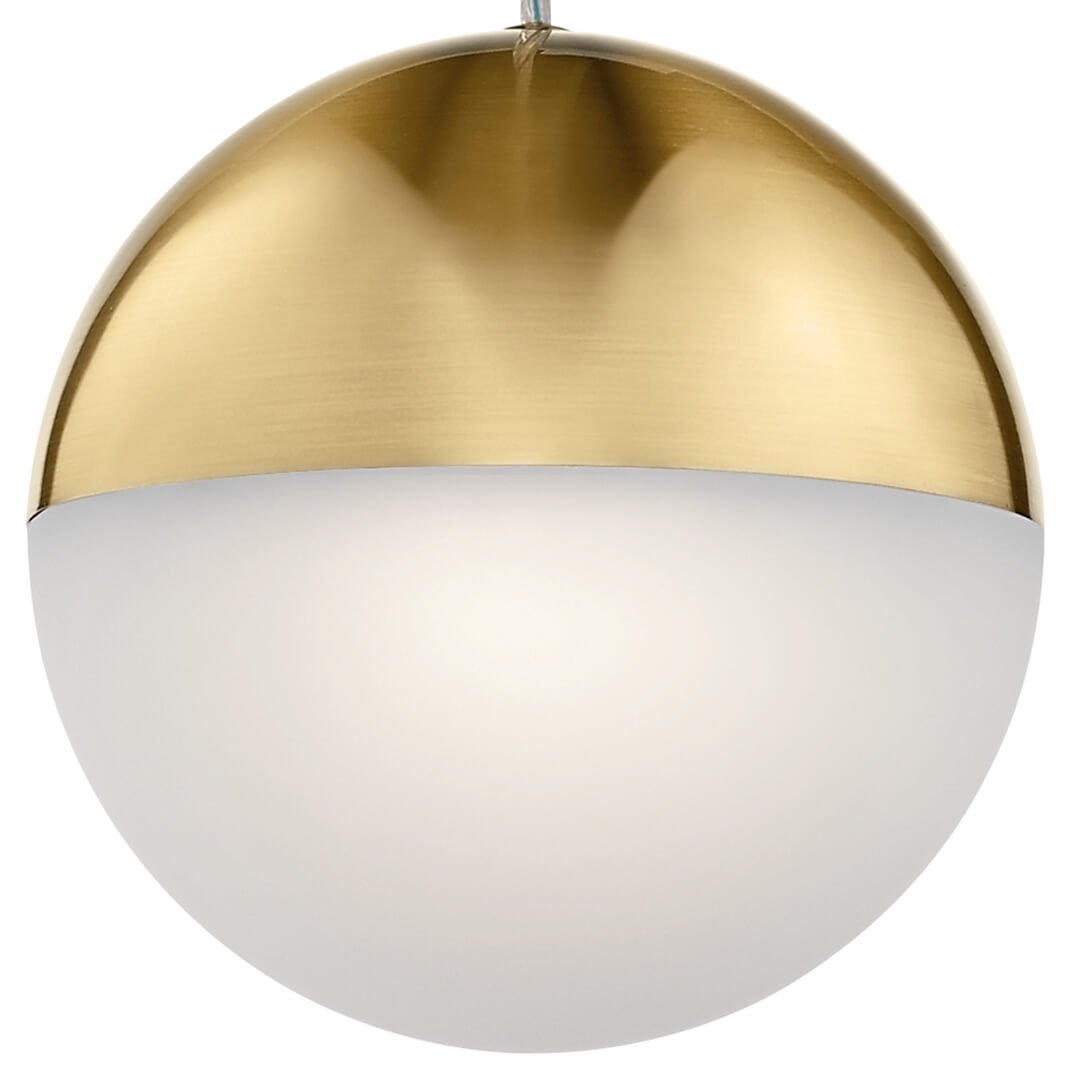 KICHLER-83854CGWHKICHLER Moonlit 17W LED 7.75" Pendant with White Glass 30K
