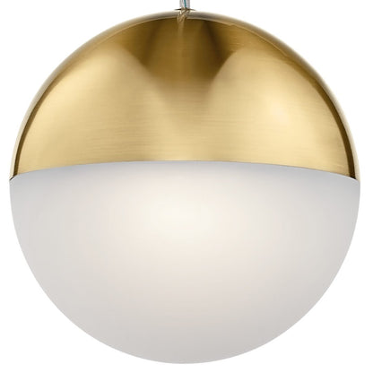 KICHLER-83854CGWHKICHLER Moonlit 17W LED 7.75" Pendant with White Glass 30K
