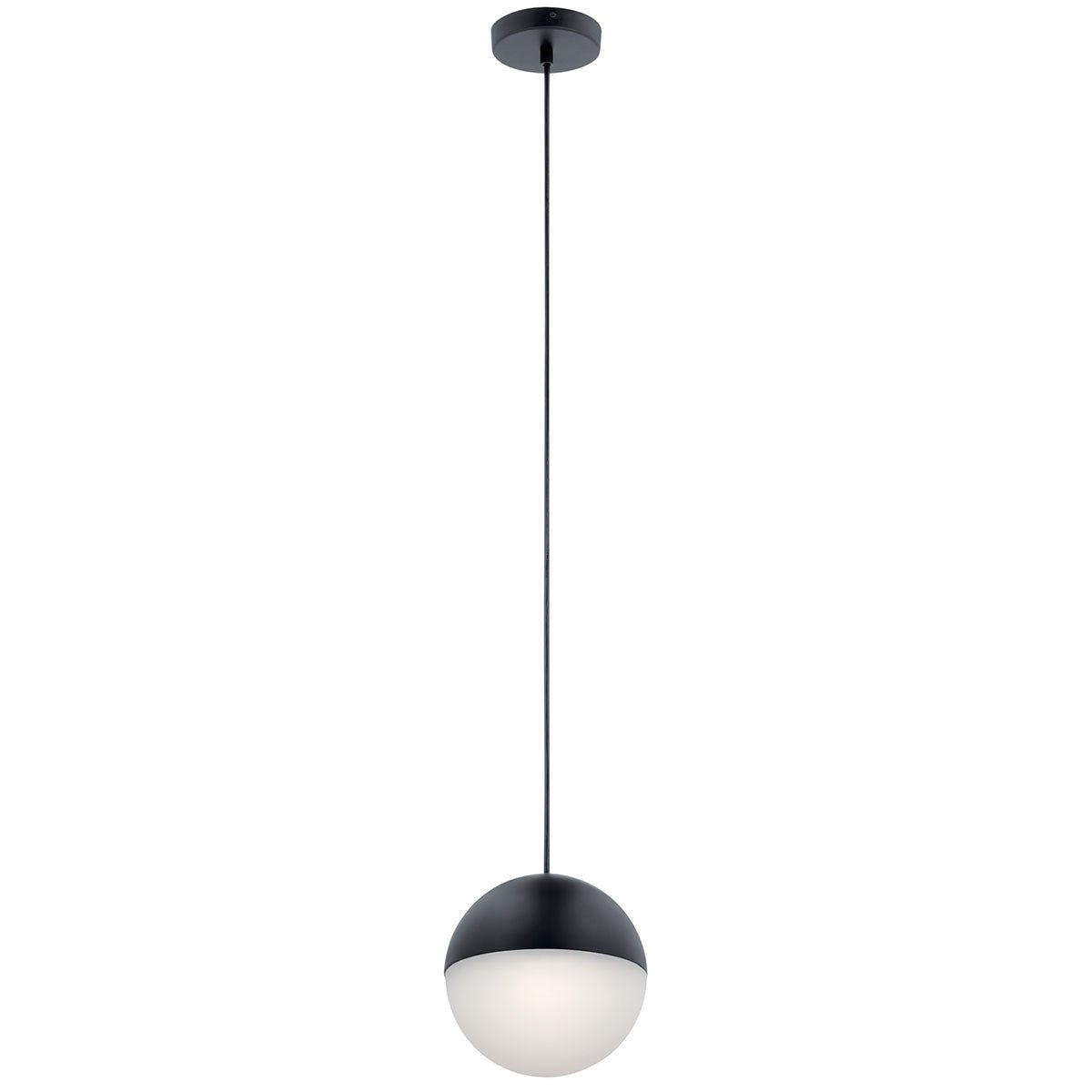 KICHLER-83854CGWHKICHLER Moonlit 17W LED 7.75" Pendant with White Glass 30K