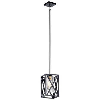 KICHLER-44083BKKICHLER Moorgate 1 Light Mini Pendant
