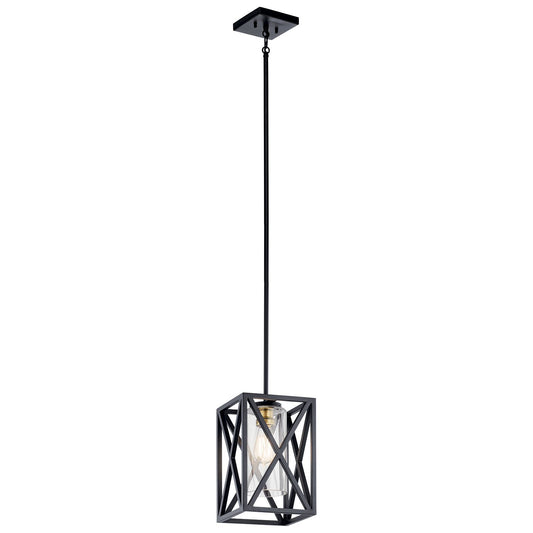 KICHLER-44083BKKICHLER Moorgate 1 Light Mini Pendant