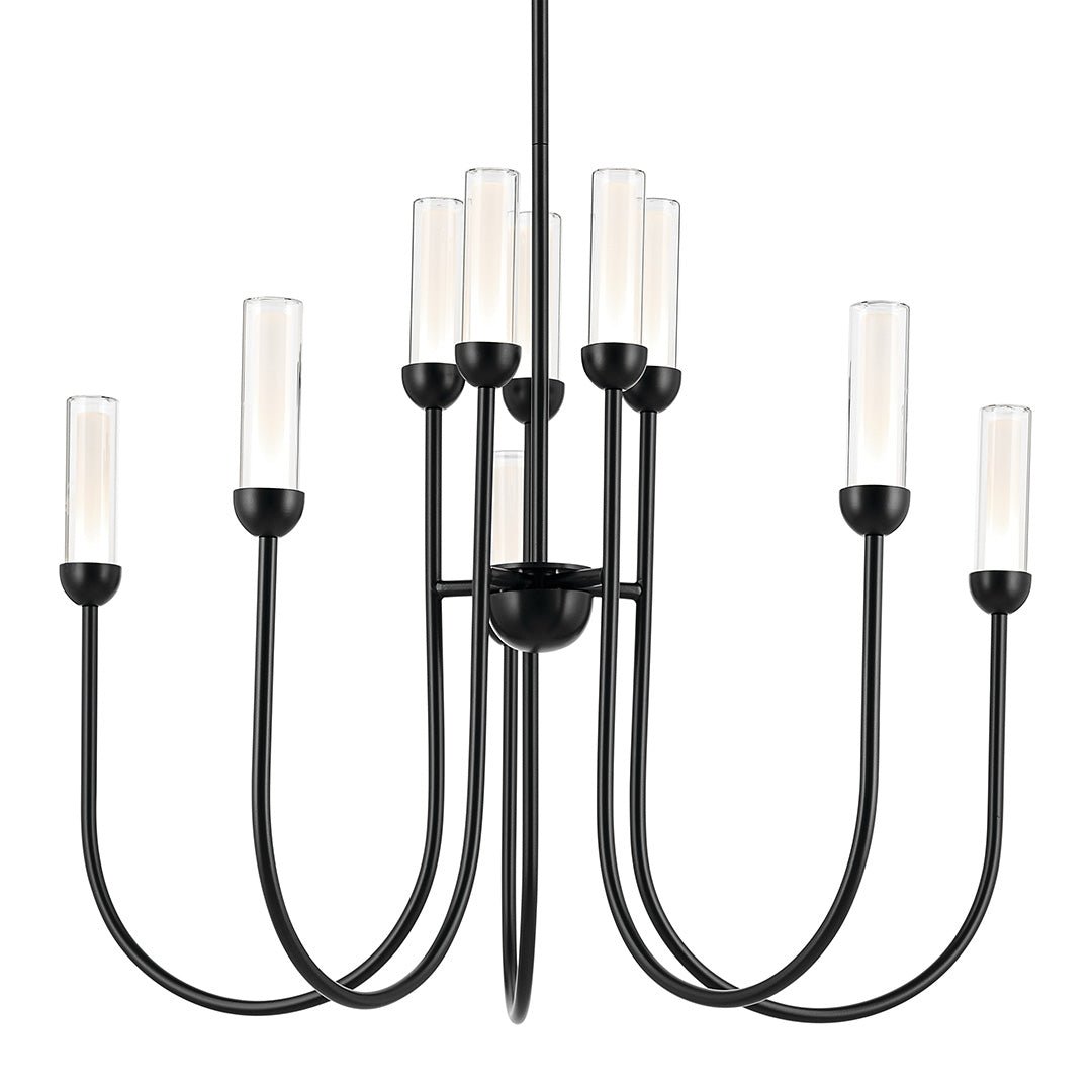 KICHLER-52757BKLEDKICHLER Moraine 52757 50.0W LED 30" Chandelier 30K