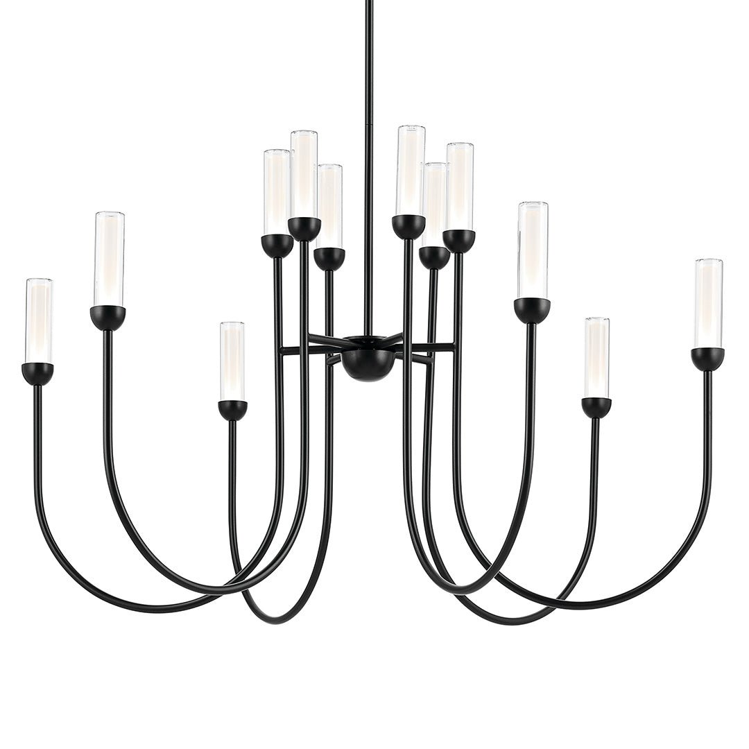 KICHLER-52759BKLEDKICHLER Moraine 52759 55.0W LED 40" Chandelier 30K