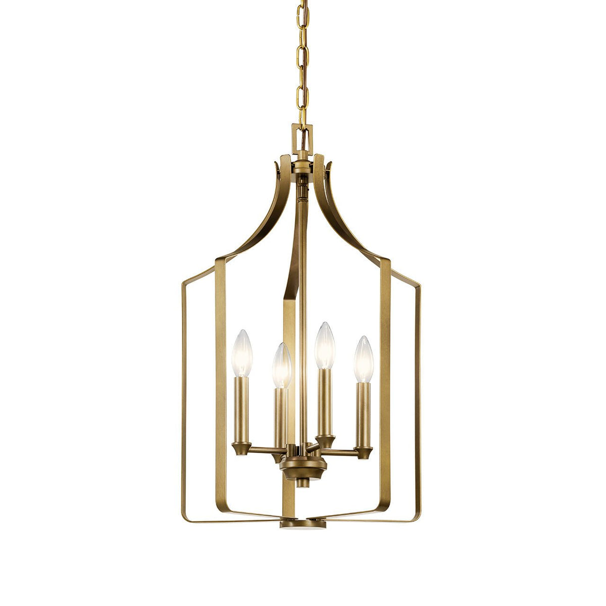 KICHLER-42496NBRKICHLER Morrigan 42496 15" 4-Light Chandelier