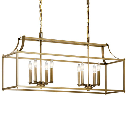 KICHLER-42497NBRKICHLER Morrigan 42497 12.5" 8-Light Linear Chandelier