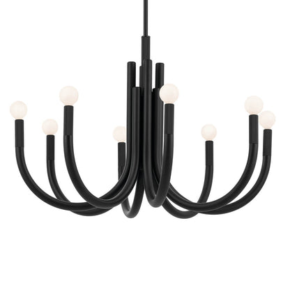 KICHLER-52550BKKICHLER Odensa 52550 29.25" 8-Light Chandelier