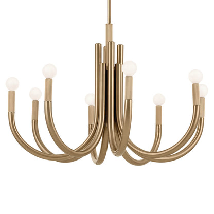 KICHLER-52550CPZKICHLER Odensa 52550 29.25" 8-Light Chandelier
