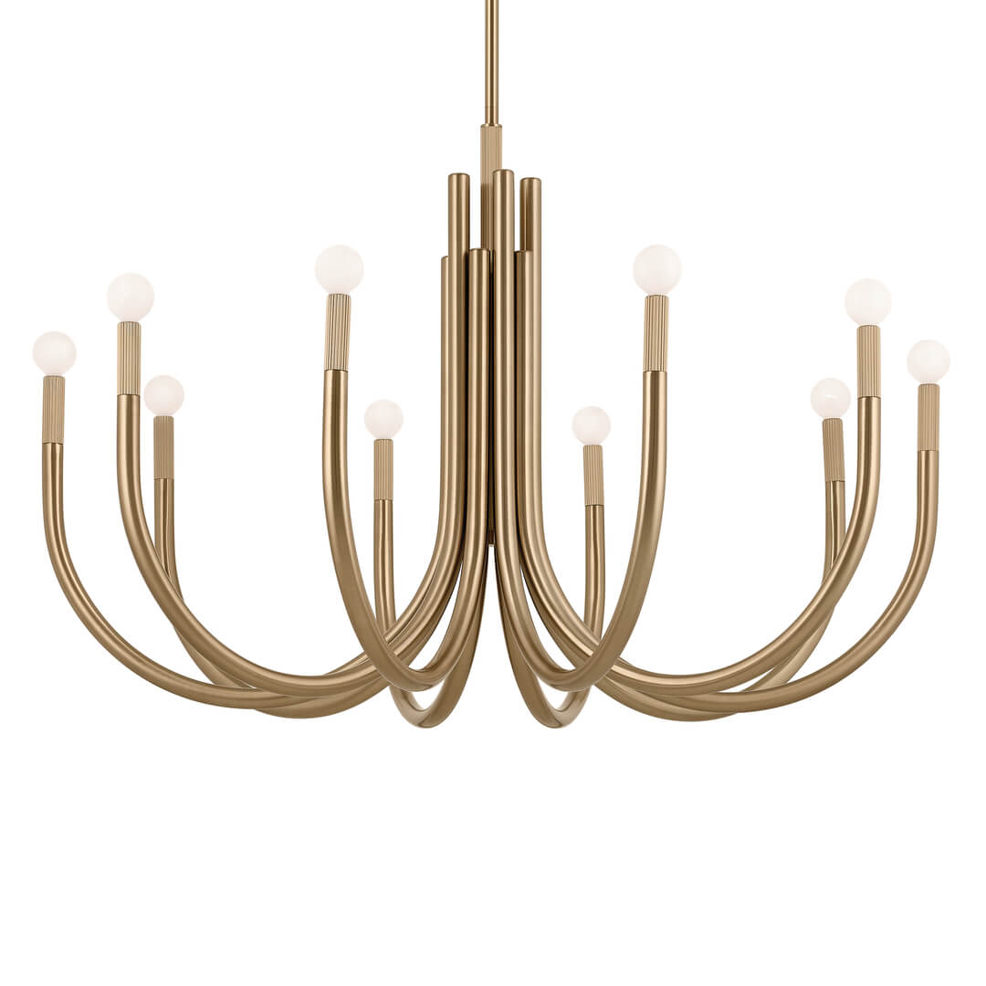 KICHLER-52551CPZKICHLER Odensa 52551 40.25" 10-Light Chandelier
