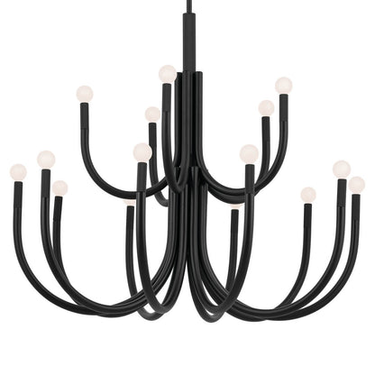 KICHLER-52552BKKICHLER Odensa 52552 40" 15-Light Chandelier