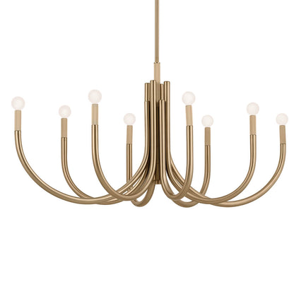 KICHLER-52553CPZKICHLER Odensa 52553 21" 8-Light Chandelier