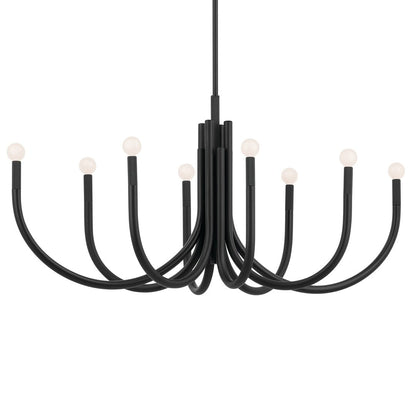 KICHLER-52553BKKICHLER Odensa 52553 21" 8-Light Chandelier