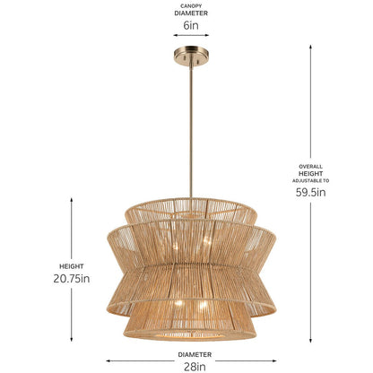 KICHLER-52735CPZKICHLER Ophira Pendant