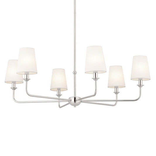 KICHLER-52516PNKICHLER Pallas 52516 32.25" 6-Light Chandelier