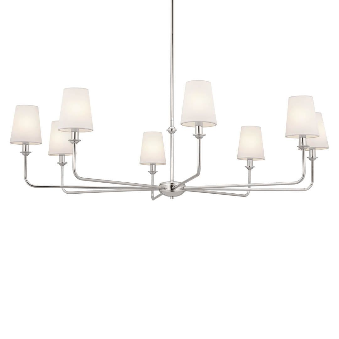KICHLER-52517PNKICHLER Pallas 52517 42.75" 8-Light Chandelier