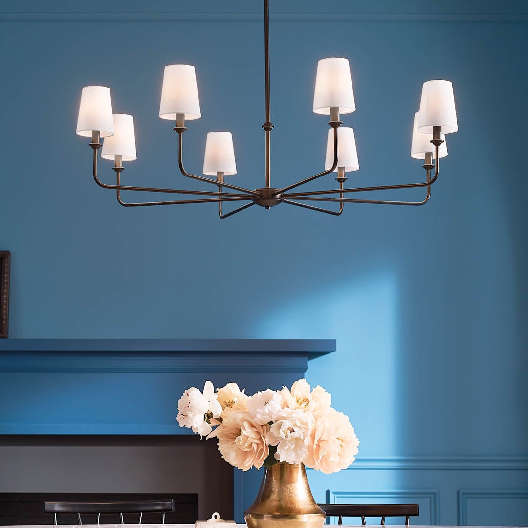 KICHLER-52517PNKICHLER Pallas 52517 42.75" 8-Light Chandelier