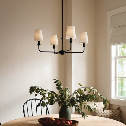 KICHLER-52520PNKICHLER Pallas 52520 25" 4-Light Chandelier