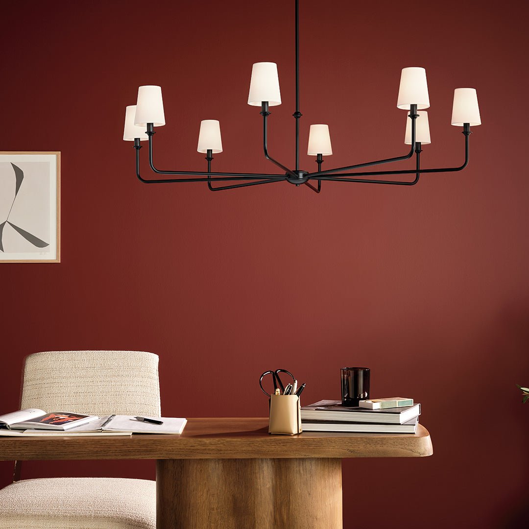 KICHLER-52521PNKICHLER Pallas 52521 52" 8-Light Chandelier