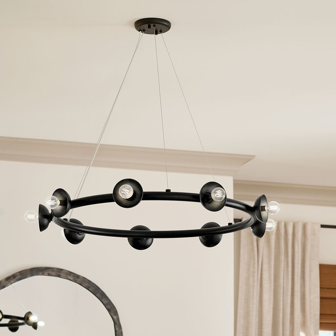 KICHLER-52642CPZKICHLER Palta 52642 34.5" 9-Light Chandelier