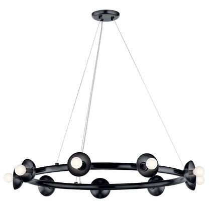 KICHLER-52642BKKICHLER Palta 52642 34.5" 9-Light Chandelier