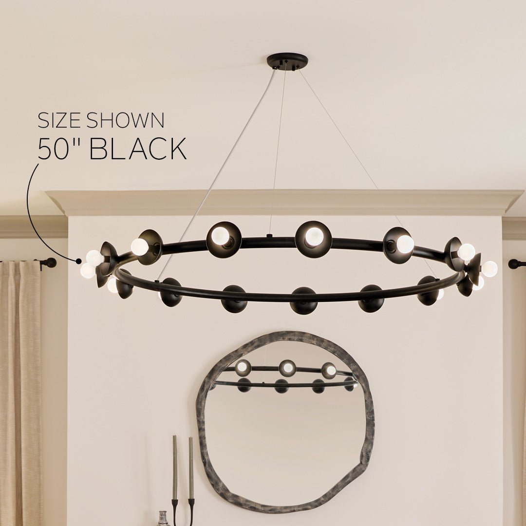 KICHLER-52643CPZKICHLER Palta 52643 42" 12-Light Chandelier