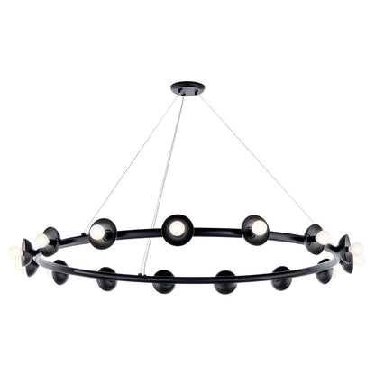 KICHLER-52644BKKICHLER Palta 52644 50" 15-Light Chandelier