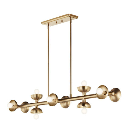 KICHLER-52645CPZKICHLER Palta 52645 6.5" 10-Light Linear Chandelier