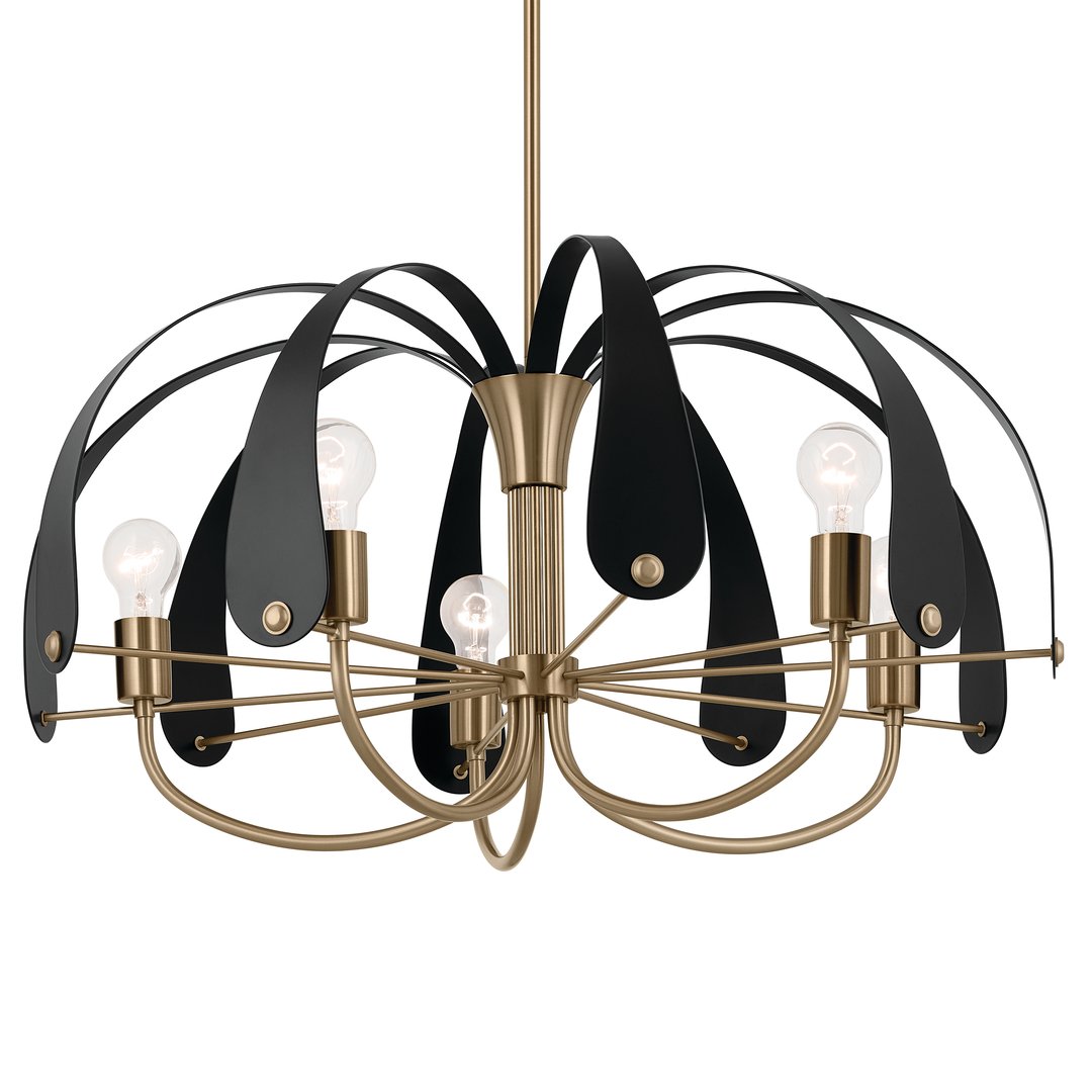 KICHLER-52572CPZKICHLER Petal 52572 31" 5-Light Chandelier