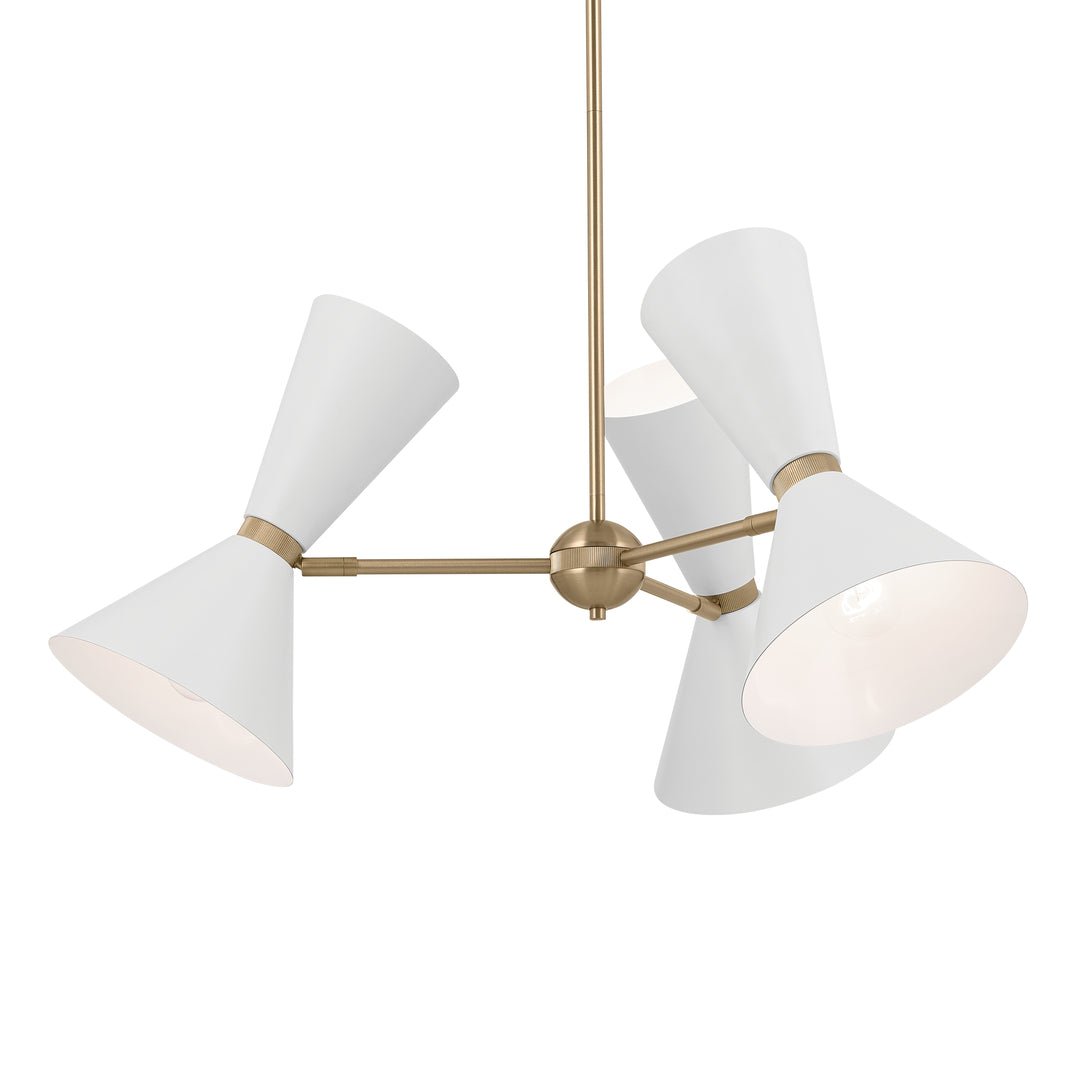 KICHLER-52565CPZWHKICHLER Phix 52565 30.75" 6-Light Chandelier