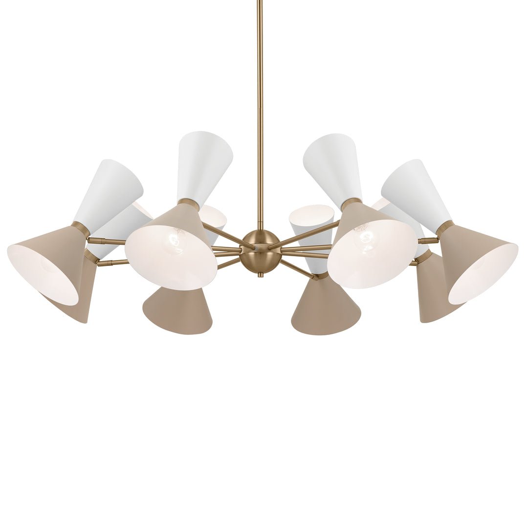 KICHLER-52567CPZGRGKICHLER Phix 52567 48.75" 16-Light Chandelier