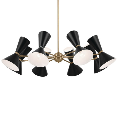 KICHLER-52567CPZBKKICHLER Phix 52567 48.75" 16-Light Chandelier