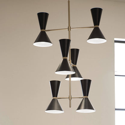 KICHLER-52568CPZWHKICHLER Phix 52568 22.5" 12-Light Chandelier
