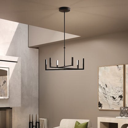KICHLER-84313WHKICHLER Priam 84313 28" 6-Light Chandelier