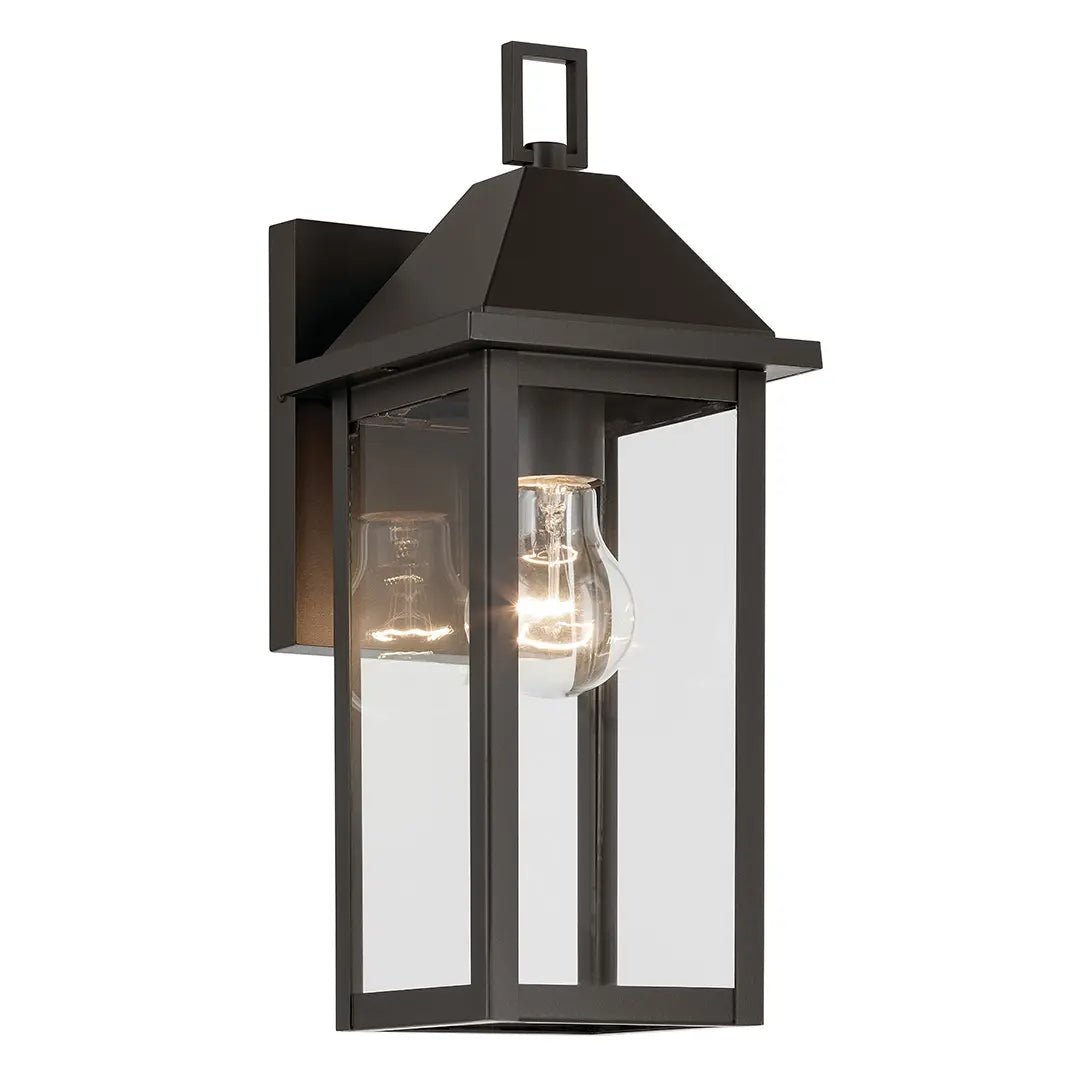 KICHLER-59157BKDSKichler Prin 59157 14" Outdoor Wall Light