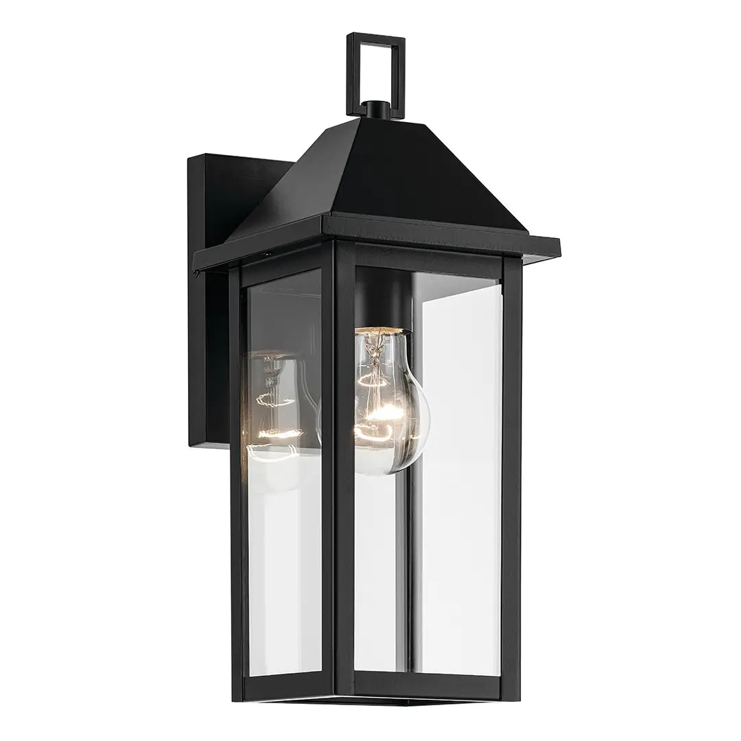 KICHLER-59157BKDSKichler Prin 59157 14" Outdoor Wall Light