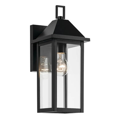 KICHLER-59157BKDSKichler Prin 59157 14" Outdoor Wall Light
