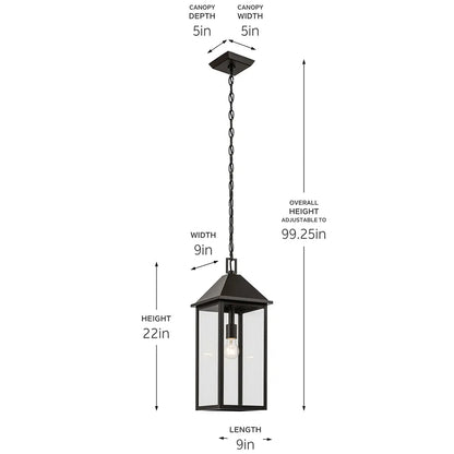 KICHLER-59160OZKichler Prin 59160 22" Outdoor Hanging Light