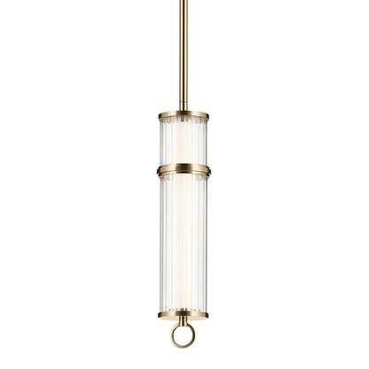 KICHLER-52755CPZLEDKICHLER Riven 15.5 Inch LED 1 Light Pendant with Clear Glass 30K