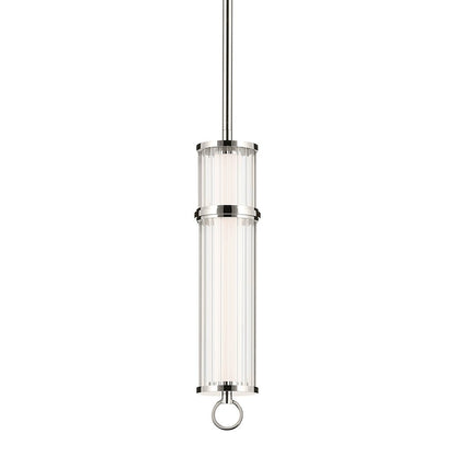 KICHLER-52755PNLEDKICHLER Riven 15.5 Inch LED 1 Light Pendant with Clear Glass 30K