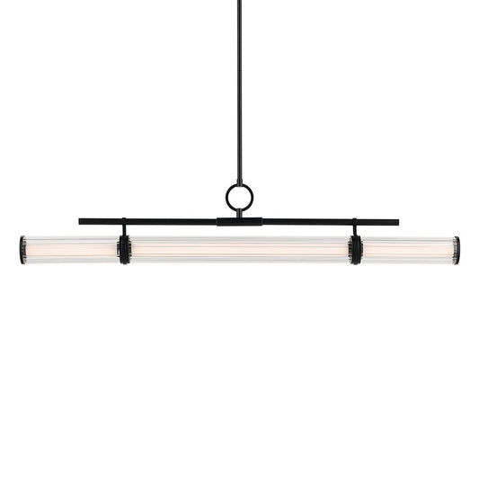 KICHLER-52753BKLEDKICHLER Riven 52753 48W LED 48.25" Linear Chandelier 30K