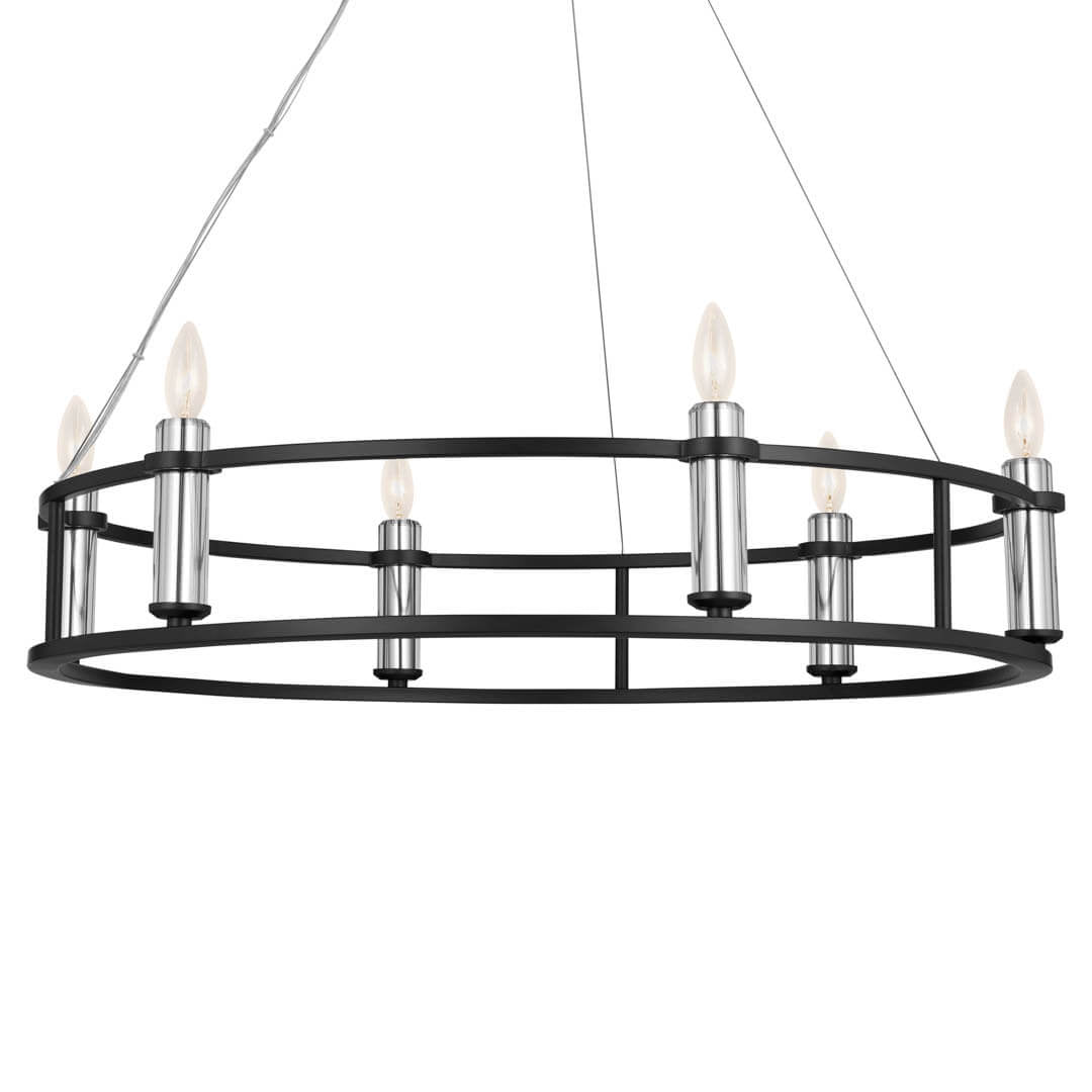 KICHLER-52490BKKICHLER Rosalind 52490 33.25" 6-Light Chandelier