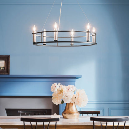 KICHLER-52490PNKICHLER Rosalind 52490 33.25" 6-Light Chandelier