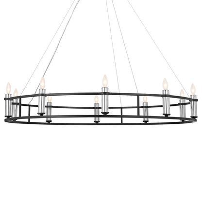 KICHLER-52491BKKICHLER Rosalind 52491 50" 10-Light Chandelier