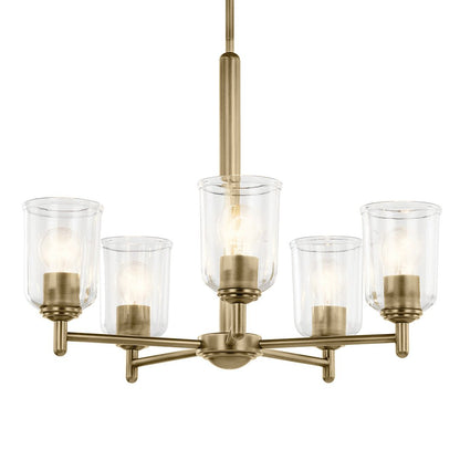 KICHLER-43671NBRCLRKICHLER Shailene 43671 23.75" 5-Light Chandelier