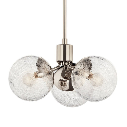 KICHLER-52700PNKICHLER Silvarious 52700 16.5" 3-Light Chandelier