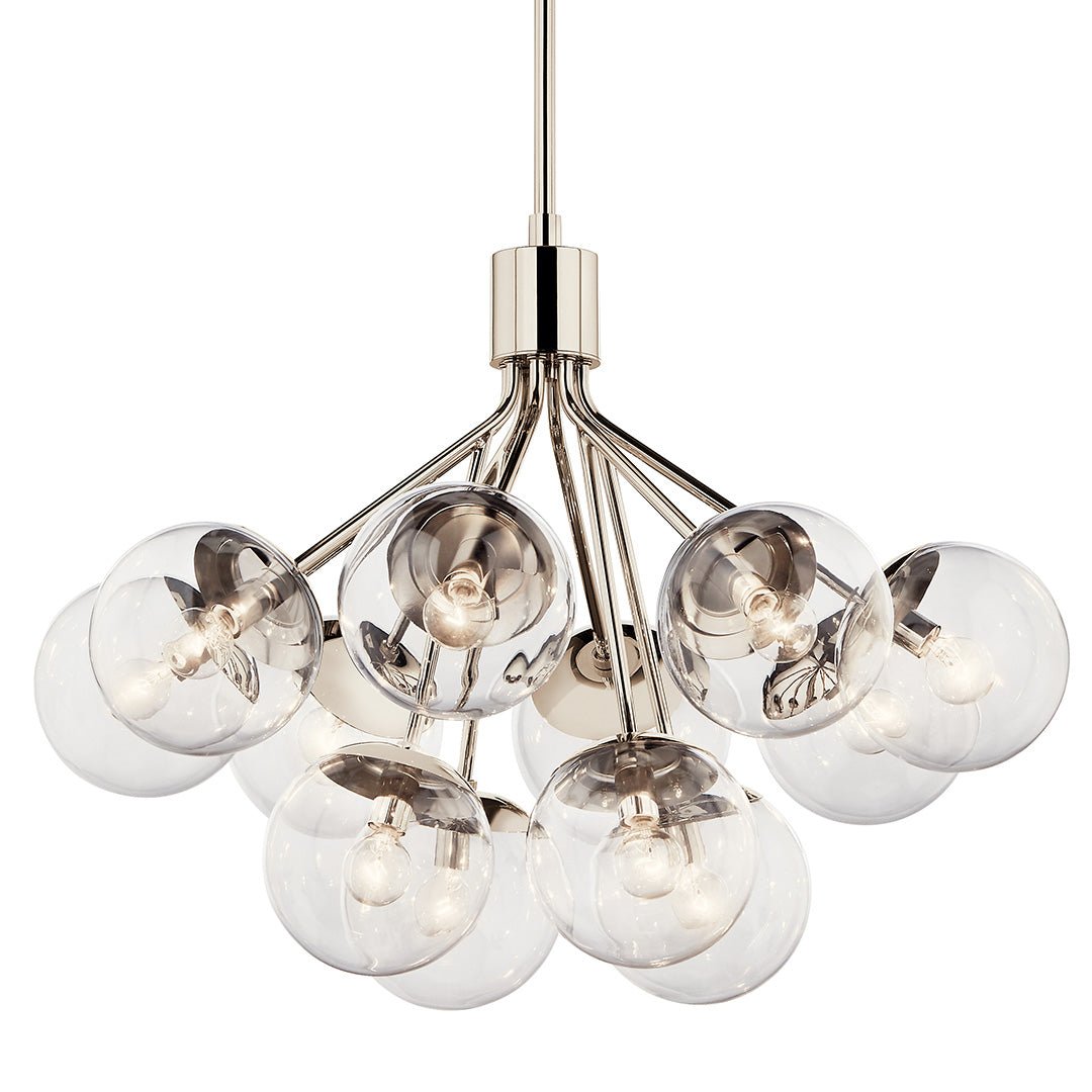KICHLER-52701PNCLRKICHLER Silvarious 52701 30" 12-Light Chandelier