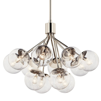 KICHLER-52701PNCLRKICHLER Silvarious 52701 30" 12-Light Chandelier