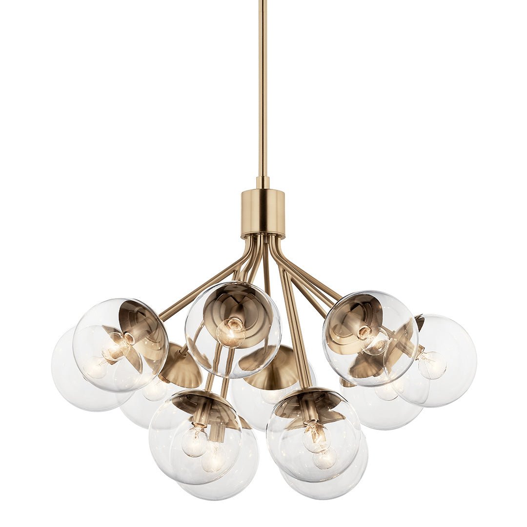 KICHLER-52701CPZCLRKICHLER Silvarious 52701 30" 12-Light Chandelier