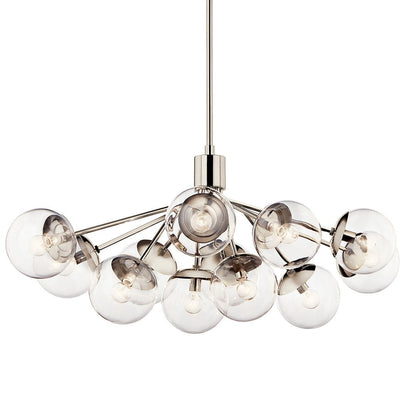 KICHLER-52703PNCLRKICHLER Silvarious 52703 26.75" 12-Light Chandelier